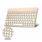 Wireless Bluetooth Tastatur für Tablets Handy PC kabellos QWERTZ Rose Gold NEU