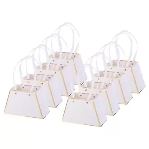 Flower Gift Bags for Bouquet 8 Pack Portable Flower Bouquet Wrapping Hand Bag... - Picture 1 of 7