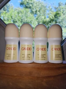 AVON CANDID Roll-on Antiperspirant Deodorant VALUE PACK | 2.6OZ EACH Lot of 4 - Picture 1 of 4