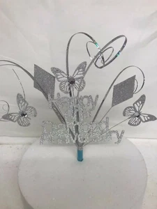 Diamond 60th wedding Anniversary cake topper 60 Years - Picture 1 of 1