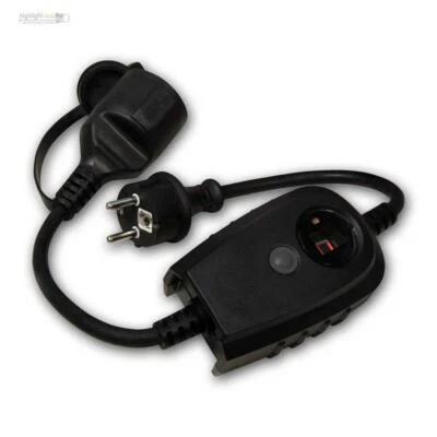 Zwischenstecker Dämmerungssensor, Steckdose mit Dämmerungsschalter + Timer 1-9h - Bild 1 von 4