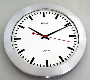 Horloge Murale Quartz - Design Bahnhof, gare, SBB CFF - Atlanta - Imagen 1 de 1
