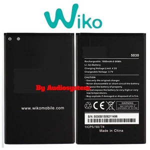 BATTERIA PILA WIKO per SUNNY 2 PLUS / SUNNY 3 W_K120 1800MAH CAPACITA ORIGINALE - Imagen 1 de 1