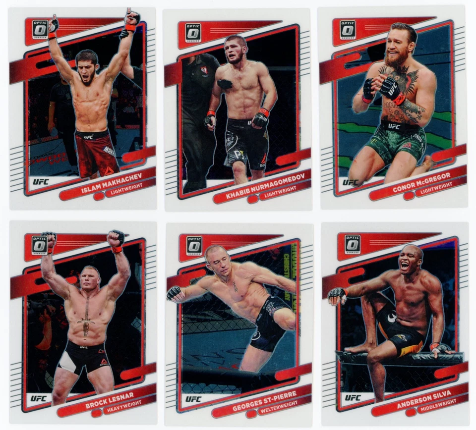 2022 Donruss Optic UFC Base Set #1-100 - Pick Your Card - Complete Your Set - Image 1 of 1