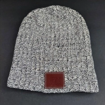 Love Your Melón Gorro Tejido Blanco y Negro Moteado Sombrero Slouch Para Mujer De Gran Tamaño Foto 1 de 3