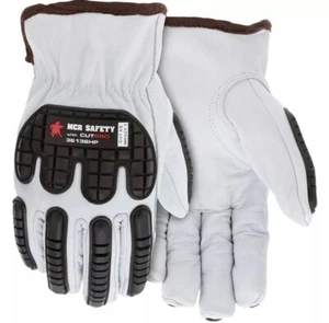 MCR Safety 36136HP Leather Safety Work Gloves with Impact Protection, ANSI Cut 5 - Picture 1 of 1