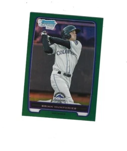 Bowman Chrome Prospects Green Refractors 2012 #BCP180 Brian Humphries Rockies - Imagen 1 de 1