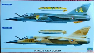 Hasegawa 1/72 France AF Mirage F.1CR Combo 2002 Tiger meet & Desert painting - Picture 1 of 3