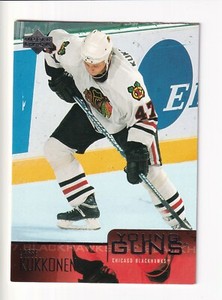 2003 UPPER DECK HOCKEY- YOUNG GUNS LASSE KUKKONEN ROOKIE CARD NO. 207 CHICAGO 