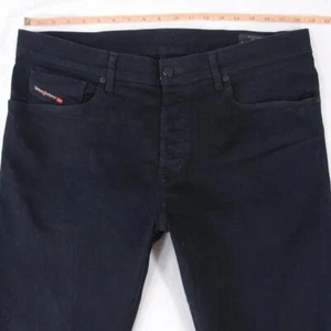 Hombres Diesel D-FINING Regular Tapered Elástico Negro Jeans W36 L32 - Imagen 1 de 8