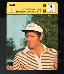 Tarjeta de golf The American And European Circuits Sportscaster 1978 50-17 Italia casi nueva-como nueva - Imagen 1 de 2