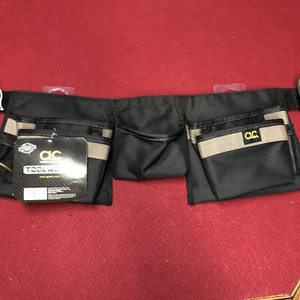 CLC Carpenter's 8 Pocket Work Apron Tool Belt w/ 2 Pockets Hammer Hold @53 - Picture 1 of 8