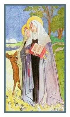 Scandinavian Carl Larsson Birgitta The Saint Counted Cross Stitch Chart Pattern - Image 1 of 4