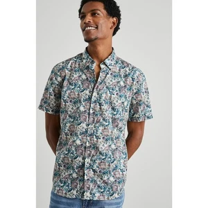 Rails Monaco Watercolor Short Sleeve Floral Button Down Casual Shirt Size XL - Picture 1 of 7