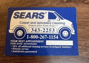 Sears Carpet and Upholstery Fridge Magnet Advertising Canada - Picture 1 of 3