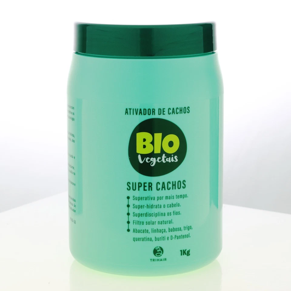 Trihair Biovegetais Super Curl Activator 35.27Oz – Defines, Hydrates - Image 1 of 4