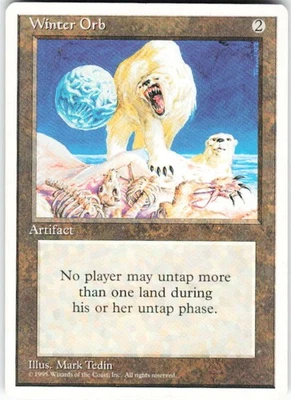Winter Orb R MTG Fourth Edition 376 NM - Image 1 of 2