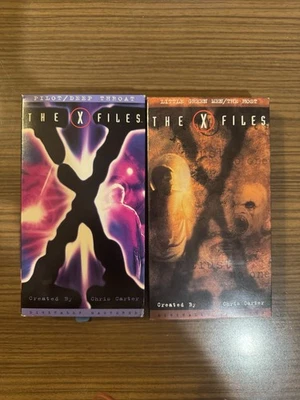 Brand New X Files VHS Tapes with Collectors Cards Lot of 2 - Image 1 of 4