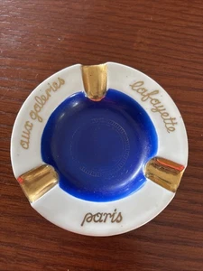 Vintage Galeries Lafayette Paris Porcelain Ashtray Trinket Dish P N France - Picture 1 of 4