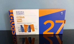 Baylis & Harding Citrus Lime Mint Mens Refreshing Travel Essentials Gift Set B#K - Picture 1 of 8