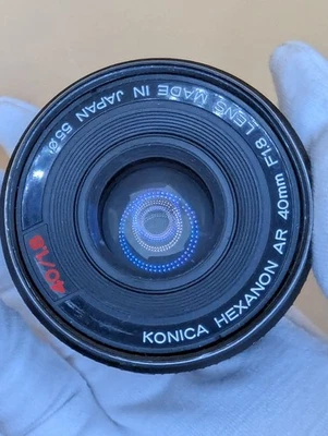 Объектив с фиксированным фокусным расстоянием Konica Hexanon AR 40 мм f/1.8 Pancake для однообъективных зеркальных фотоаппаратов - Изображение 1 из 4
