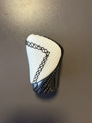 Real Twill Carbon Fiber White Shift Knob Fit 2014+ Lexus IS350 RC350 IS300 IS250 - Image 1 of 4