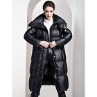 2023 Thickened Down Jacket Women's Long Winter Loose White Duck Down Warm Jacket