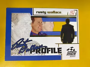 33003 2005 Press Pass Stealth Profile #PR6 Rusty Wallace BK$12.50 - Picture 1 of 2