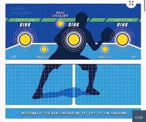 Toymis Dink Pad BRAND NEW For Pickleball Training Portable Pickleball Ding New - Picture 1 of 2