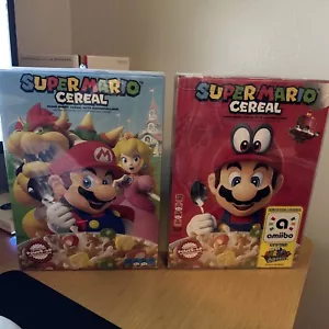 New in Case - Super Mario Cereal Boxes Nintendo Amiibo Mario Odyssey - Picture 1 of 8