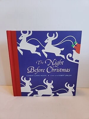 Ночь перед Рождеством всплывающая книга в твердом переплете Роберт Сабуда 2002 СМ. ФОТО/ОПИСАНИЕ - Изображение 1 из 4