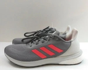 Adidas Astrarun M [EG5839] Men Running Shoes Grey/Solar Red Sz 6.5 - Picture 1 of 12