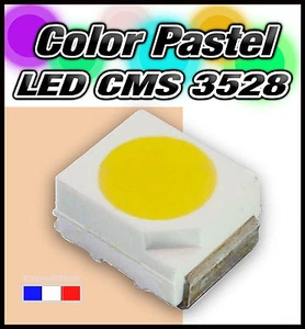 112CR# LED CMS 3528 couleur crême de 5 à 500pcs - tuning auto moto - Bild 1 von 1