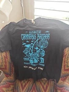 Detroit High Times Cannabis Bazaar Important Stoner T-Shirt Adult 2XL 2019 - Picture 1 of 5