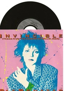 PAT BENATAR INVINCIBLE 2 VERSIONS RARE ORIGINAL SINGLE FROM GERMANY - Picture 1 of 1