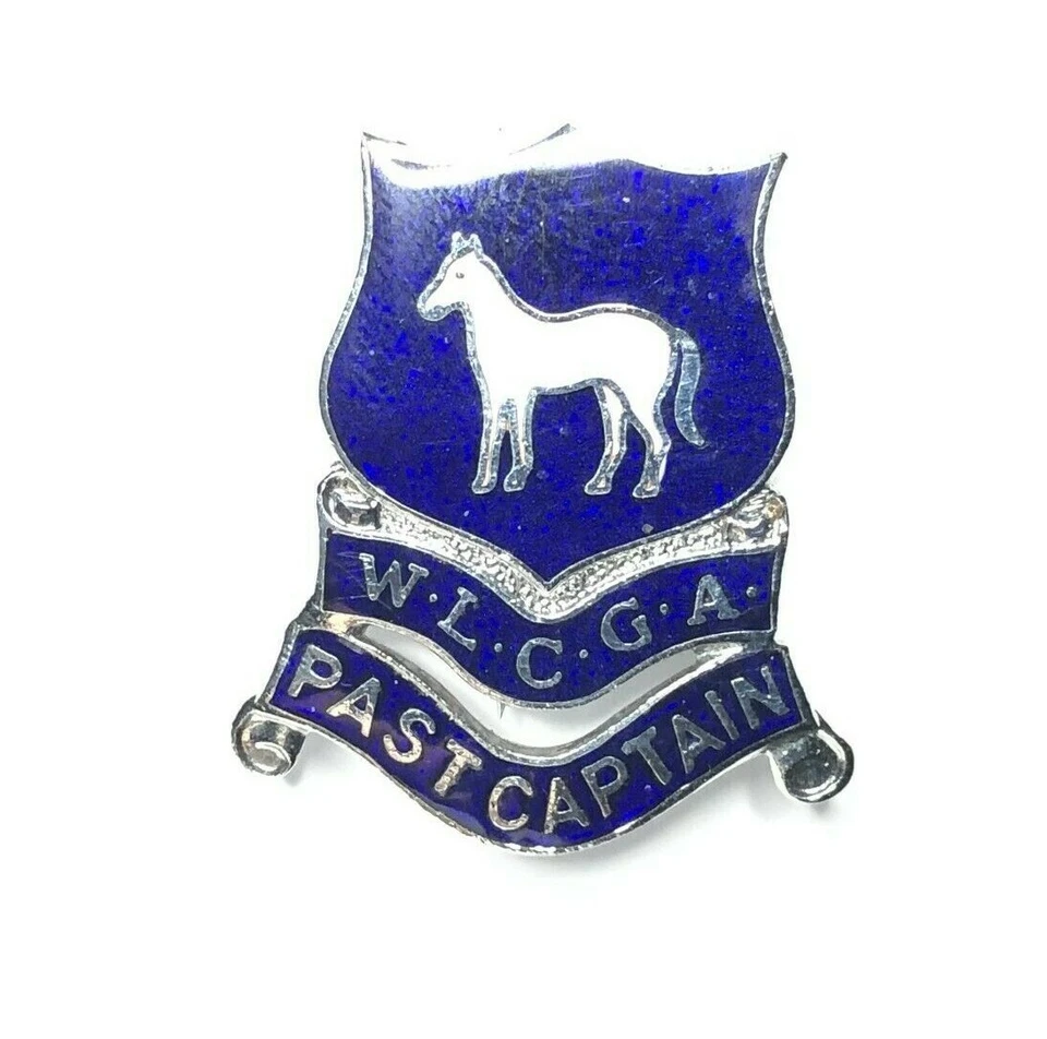 Golf Association Past Captain Enamel Badge 2.7 x 2.5 cm's  - Image 1 of 3
