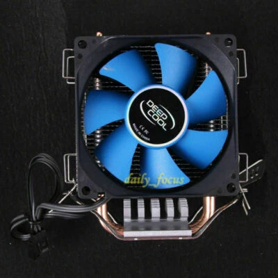 DEEPCOOL mini double tubes blade Cooler Fan for AMD FM1 FM2 AM2 AM3 AM4 - Image 1 of 4