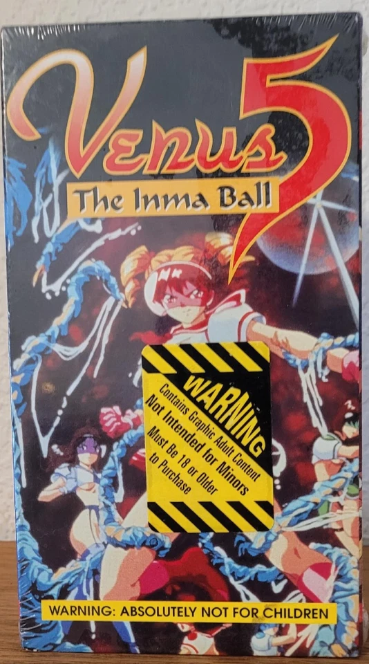 Venus 5 The Inma Ball Anime 18 VHS  Anime 18 1996 Central Park Media - Image 1 of 1