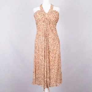 Sangria Women's Size 12 Silk Dress Halter Style Beachy Feminine Summer Romantic - Picture 1 of 7