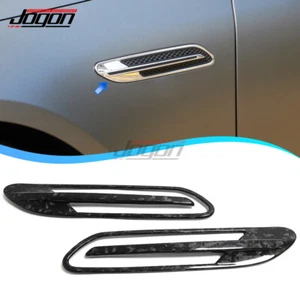 Forged Carbon Side Fender Air Vent Cover For Benz AMG GT GT43 GT53 GT63 2018-22 - Foto 1 di 9