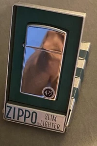 New 1958 Vintage Zippo Lighter W/price tag W/OG Late Dennison Box extremely Rare - Picture 1 of 10