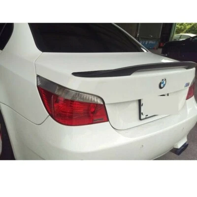 Unpainted ABS HIGH KICK P Style Trunk Spoiler Fit For BMW E60 Sedan Foto 1 de 4