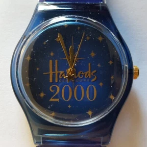 Vtg Harrods Knightsbridge New Year's Eve 2000 Millennium Souvenir Quartz Watch - Picture 1 of 18