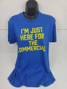 I’m Just Here For The Food Commercials Superbowl Halftime Show Unisex T-Shirt Sm - Picture 1 of 9
