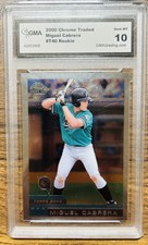 2000 Topps CHROME Traded RC Miguel Cabrera #T40 GMA 10 GEM MINT Rookie card!!