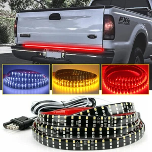 6 Modes 60" 3Row LED Truck Strip Tailgate Light Bar Reverse Brake Tail Signal - Picture 1 of 9