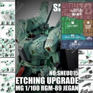 for MG 1/100 RMG-89 Jega Model SH Studio Detail up Add on Part Set Etched Sheet - Picture 1 of 12