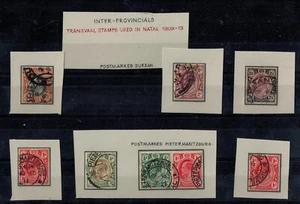 TRANSVAAL Inter Provincials 1902-1903 Used in Natal at Durban & Pietermaritzburg - Picture 1 of 1