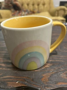 TAG Rainbow Mug Pastel Colors Extra Large 20oz Capacity Ribbed Handle - Picture 1 of 10