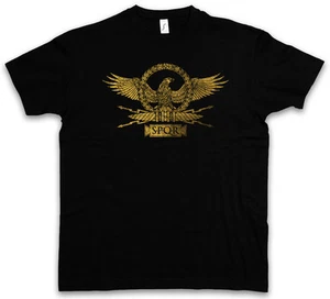 RÖMISCHER ADLER T-SHIRT Roma Rom Kaiser Kaisar Kaiser SPQR Kaiserreich Julius Abzeichen - Bild 1 von 2